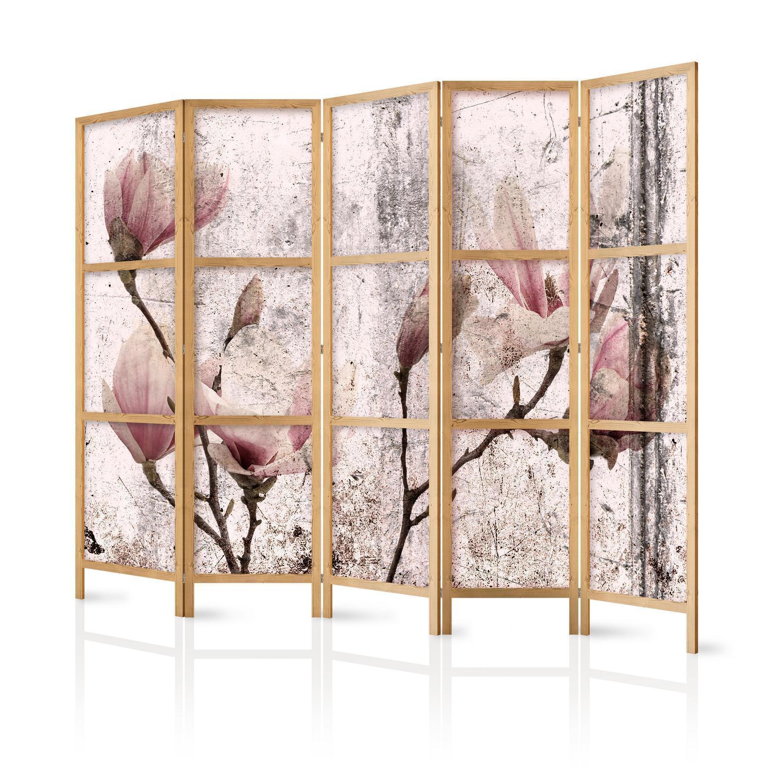 Japansk rumsavdelare - Vintage Magnolias II-Japanska rumsavdelare-Artgeist-peaceofhome.se