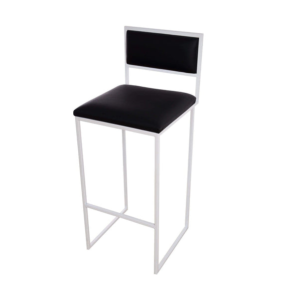 KRALJEVIC BAR CHAIR Barstol med dynor i skinn-Barstol-Kraljevic Design-peaceofhome.se