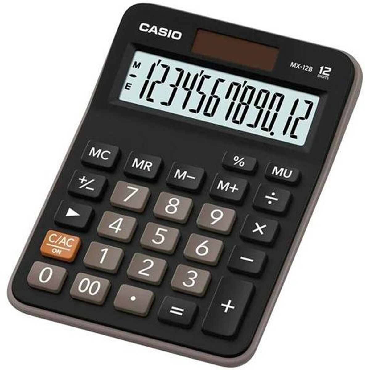 Kalkylator Casio MX-12B Svart 14,7 x 10,6 x 2,9 cm (10 antal)-Kontor och Kontorsmaterial, Kontorselektronik-Casio-peaceofhome.se