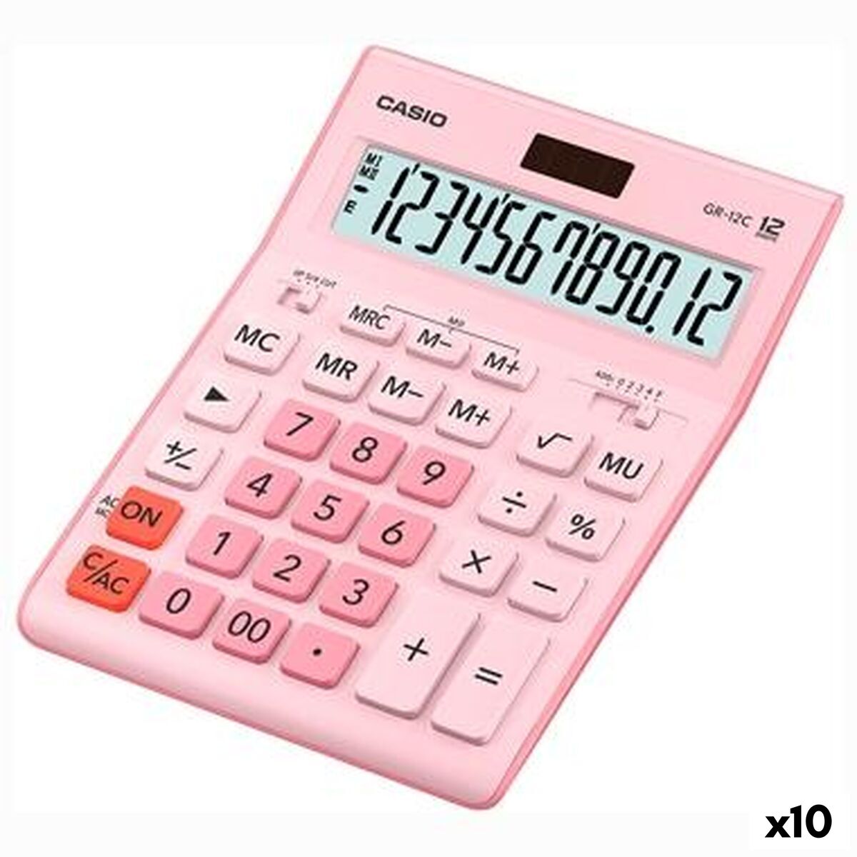 Kalkylator Casio Rosa (10 antal)-Kontor och Kontorsmaterial, Kontorselektronik-Casio-peaceofhome.se