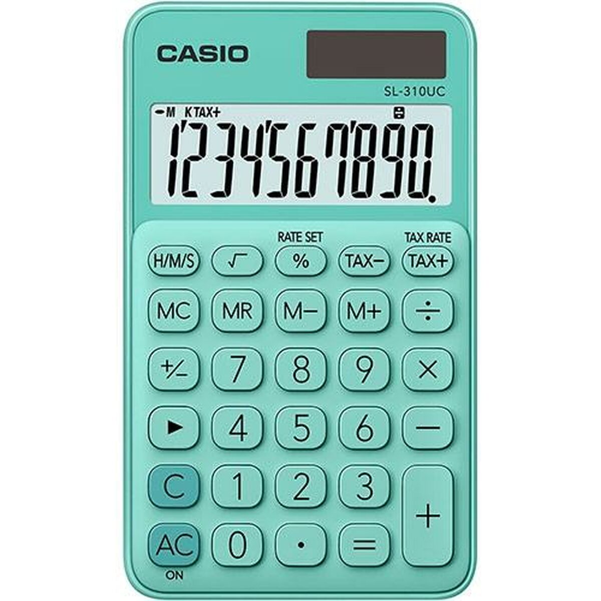 Kalkylator Casio SL-310UC Grön (10 antal)-Kontor och Kontorsmaterial, Kontorselektronik-Casio-peaceofhome.se