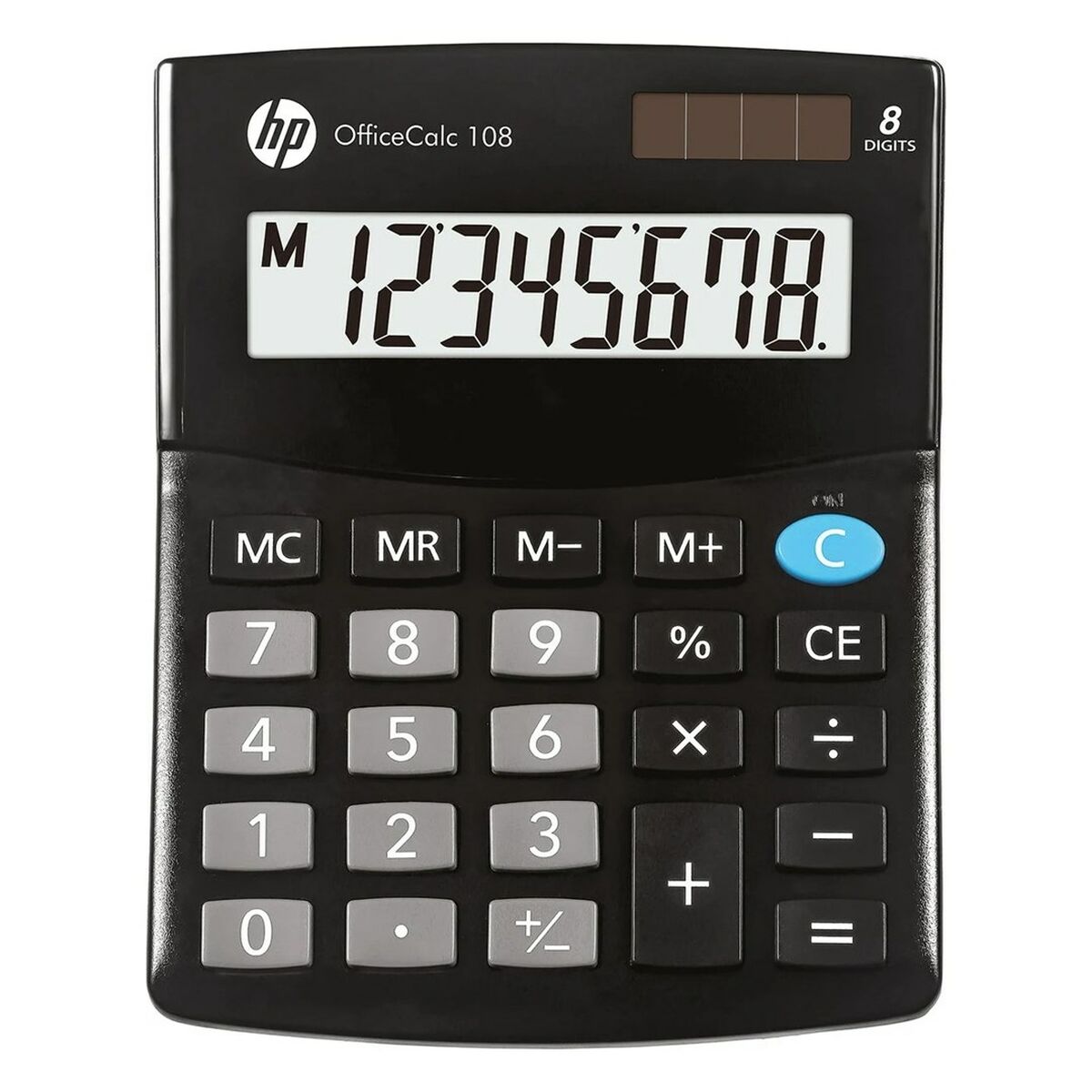 Kalkylator HP HPKOC108 Svart Plast-Kontor och Kontorsmaterial, Kontorselektronik-HP-peaceofhome.se