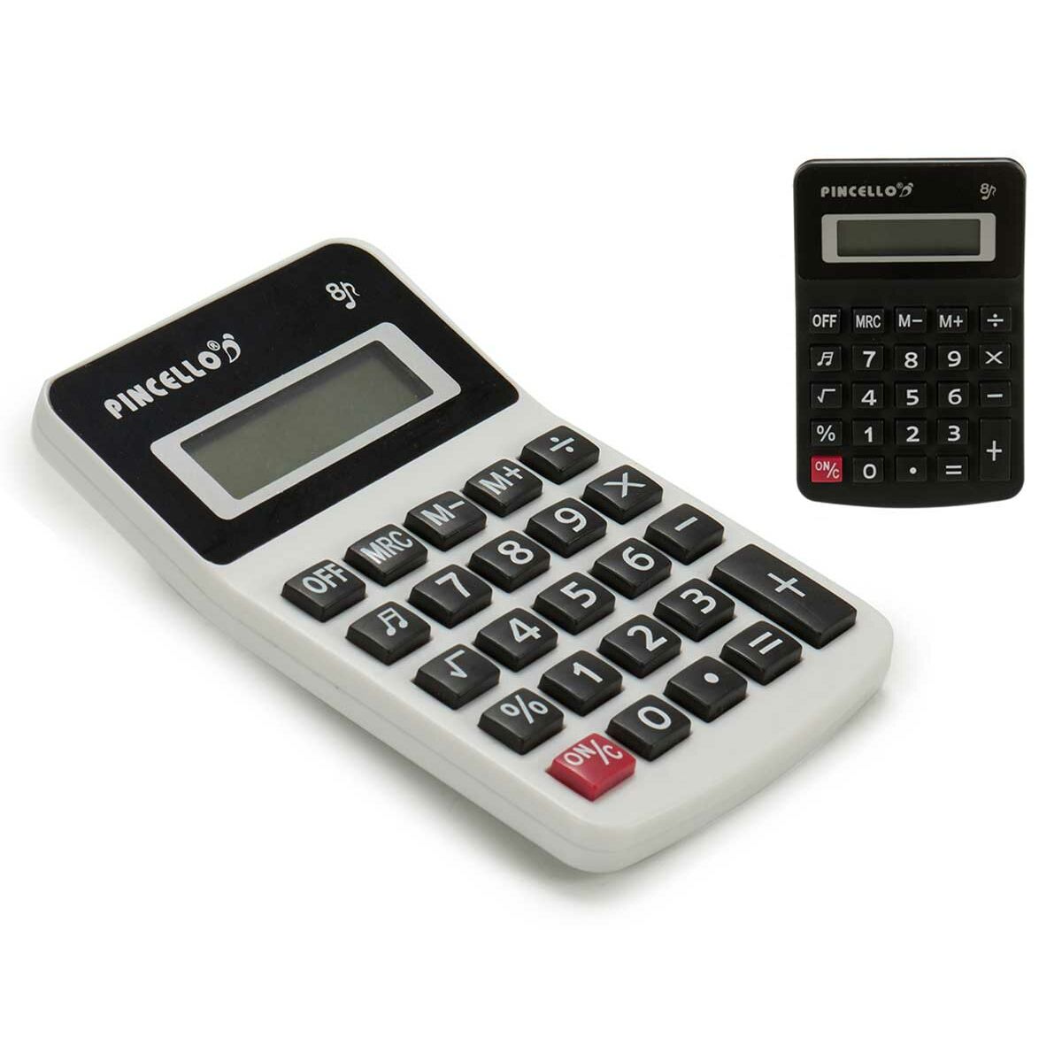 Kalkylator Pincello CN-185A CN-185A Vit Svart Plast 7,5 x 2,5 x 11,5 cm Sol Liten (36 antal)-Kontor och Kontorsmaterial, Kontorselektronik-Pincello-peaceofhome.se