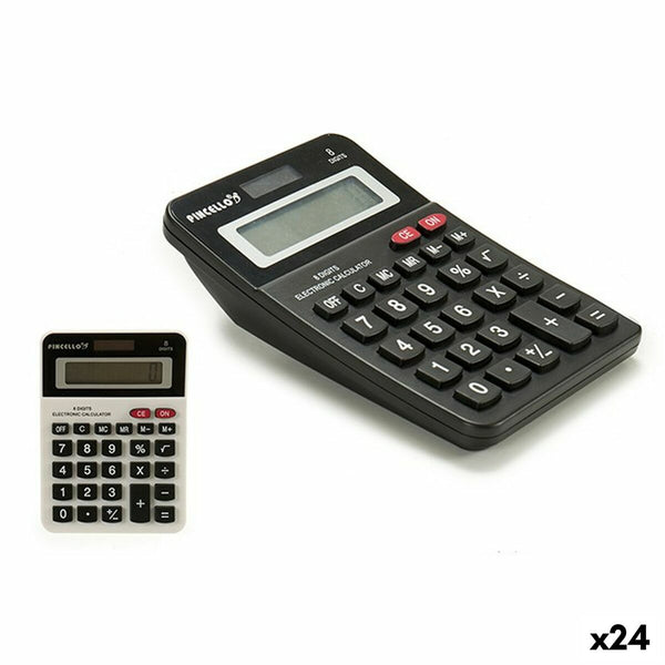 Kalkylator Pincello CN5691 CN5691 Vit Svart 10 x 4 x 14,5 cm Sol Medium (24 antal)-Kontor och Kontorsmaterial, Kontorselektronik-Pincello-peaceofhome.se