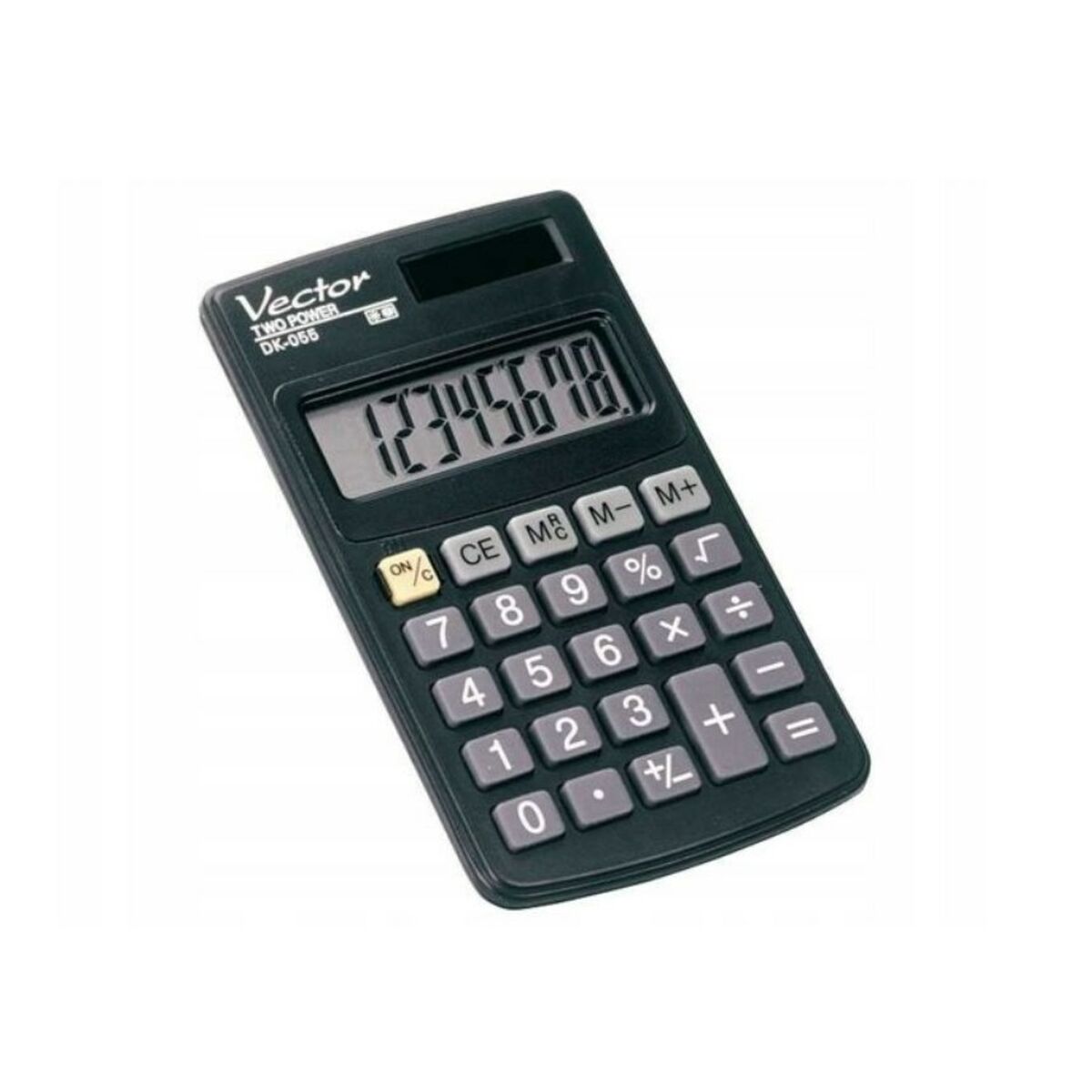 Kalkylator Vector DK-055 Svart Plast-Kontor och Kontorsmaterial, Kontorselektronik-Vector-peaceofhome.se