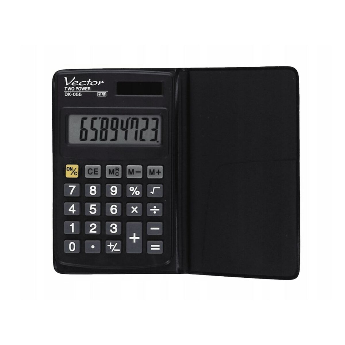Kalkylator Vector DK-055 Svart Plast-Kontor och Kontorsmaterial, Kontorselektronik-Vector-peaceofhome.se