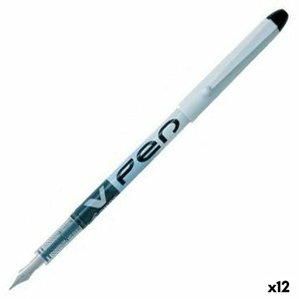 Kalligrafipenna Pilot V Pen Disponibel 0,4 mm Svart 12 antal-Kontor och Kontorsmaterial, Kulspetspennor, pennor och skrivverktyg-Pilot-peaceofhome.se