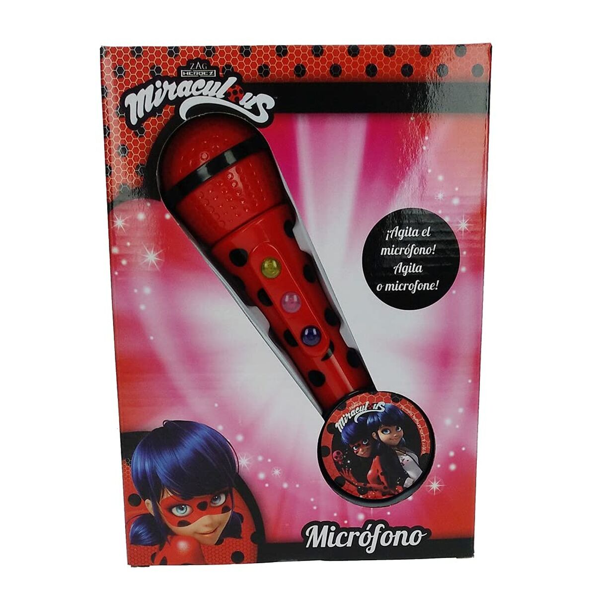 Karaoke Mikrofon Lady Bug Röd-Leksaker och spel, Elektroniska leksaker-Lady Bug-peaceofhome.se