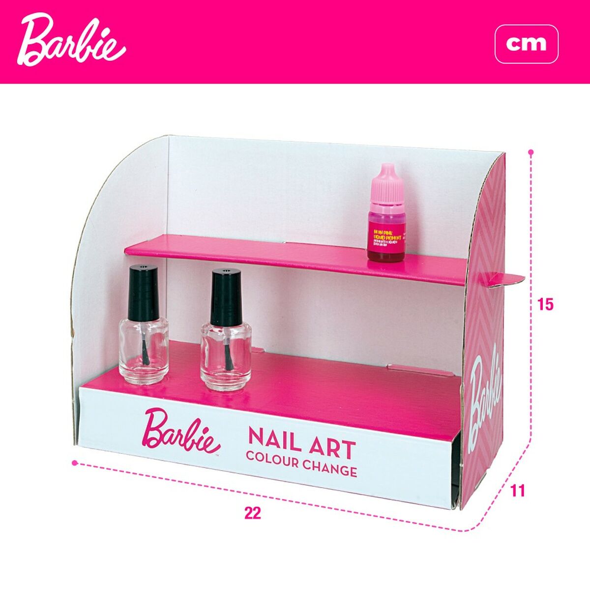 Kit to create Makeup Barbie Studio Color Change Nagellack 15 Delar-Leksaker och spel, Fancy klänning och accessoarer-Barbie-peaceofhome.se