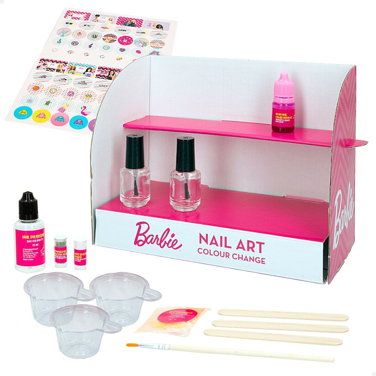 Kit to create Makeup Barbie Studio Color Change Nagellack 15 Delar-Leksaker och spel, Fancy klänning och accessoarer-Barbie-peaceofhome.se