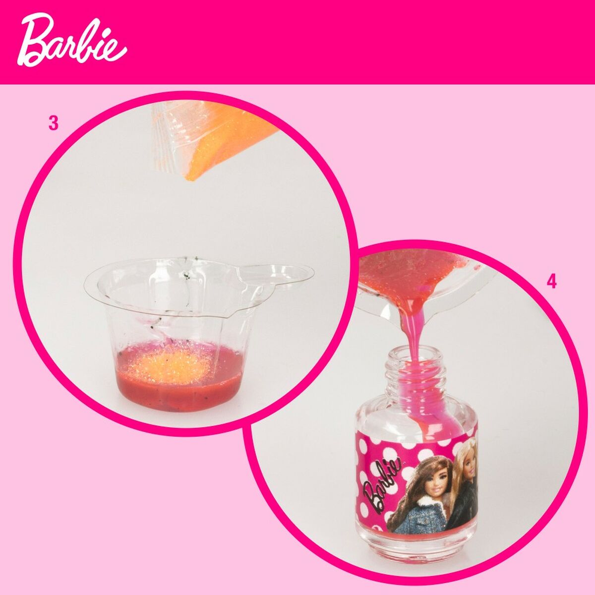 Kit to create Makeup Barbie Studio Color Change Nagellack 15 Delar-Leksaker och spel, Fancy klänning och accessoarer-Barbie-peaceofhome.se