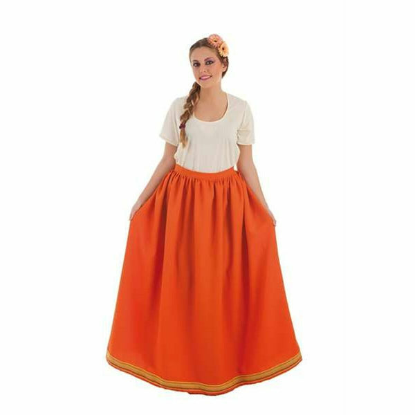 Kjol Orange Medeltida-Leksaker och spel, Fancy klänning och accessoarer-BigBuy Carnival-peaceofhome.se