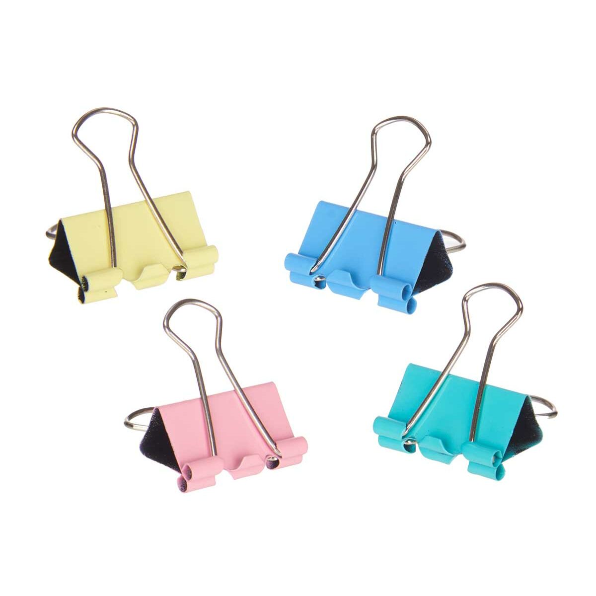 Klämmor Pincello 388 388 Multicolour Metall Gem Medium (24 antal)-Kontor och Kontorsmaterial, Kontorsmaterial-Pincello-peaceofhome.se