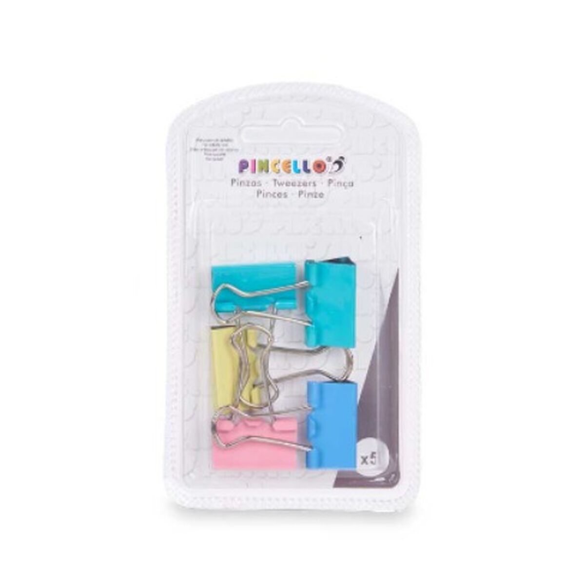 Klämmor Pincello 388 388 Multicolour Metall Gem Medium (24 antal)-Kontor och Kontorsmaterial, Kontorsmaterial-Pincello-peaceofhome.se