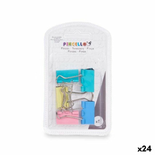 Klämmor Pincello 388 388 Multicolour Metall Gem Medium (24 antal)-Kontor och Kontorsmaterial, Kontorsmaterial-Pincello-peaceofhome.se