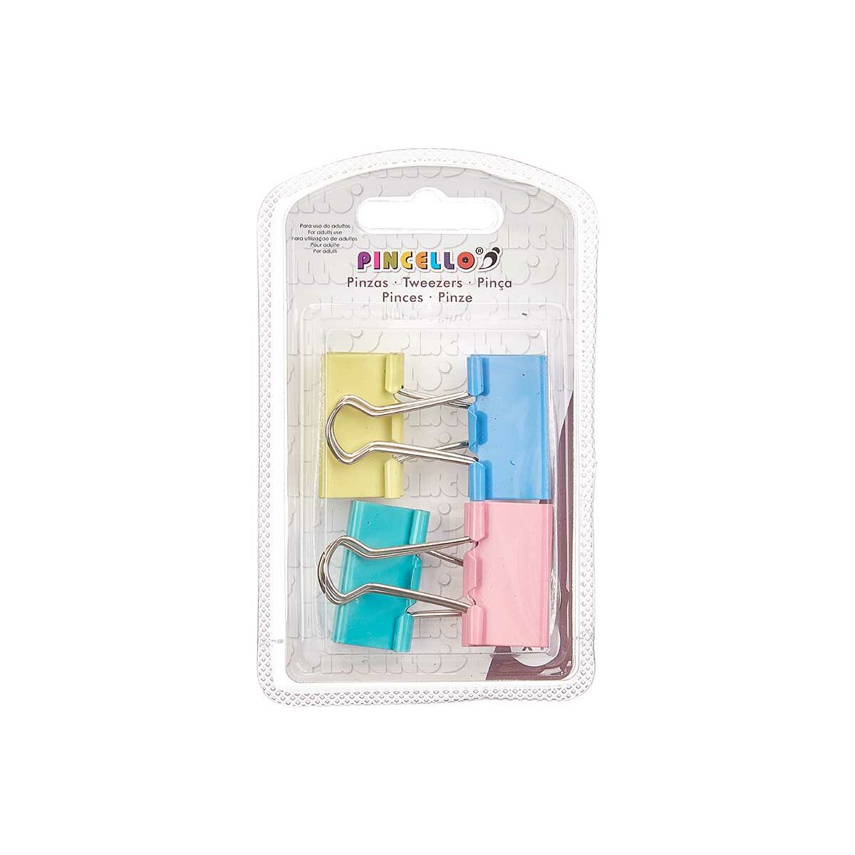 Klämmor Pincello 389 389 Multicolour Metall Gem Stor (24 antal)-Kontor och Kontorsmaterial, Kontorsmaterial-Pincello-peaceofhome.se