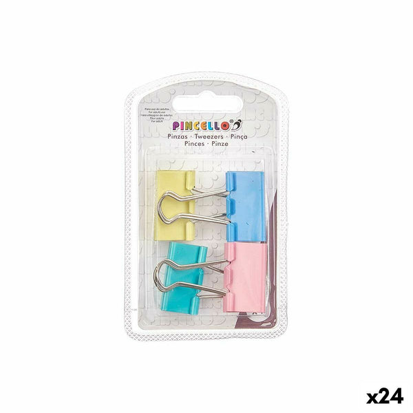 Klämmor Pincello 389 389 Multicolour Metall Gem Stor (24 antal)-Kontor och Kontorsmaterial, Kontorsmaterial-Pincello-peaceofhome.se