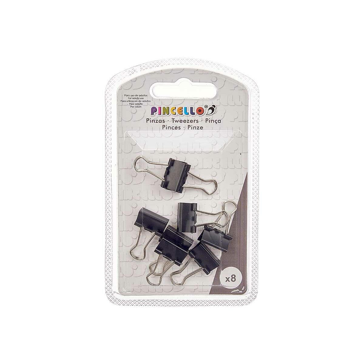 Klämmor Pincello 390 390 Svart Metall Gem Liten (24 antal)-Kontor och Kontorsmaterial, Kontorsmaterial-Pincello-peaceofhome.se