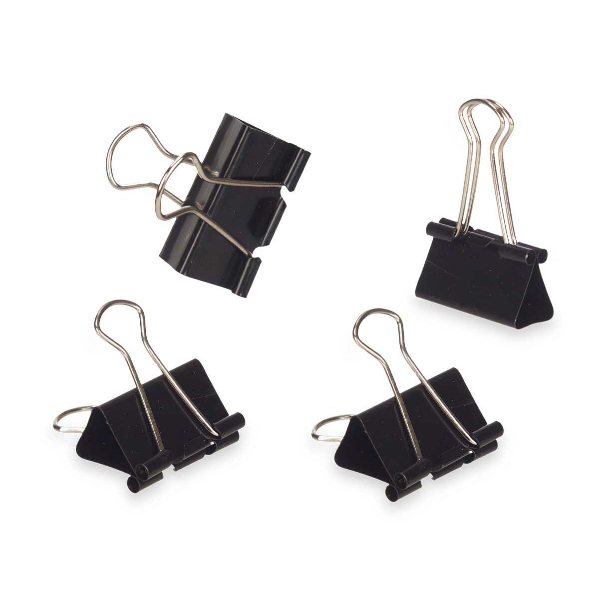 Klämmor Pincello 392 392 Svart Metall Gem Stor (24 antal)-Kontor och Kontorsmaterial, Kontorsmaterial-Pincello-peaceofhome.se