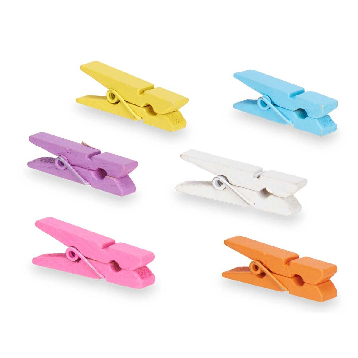 Klämmor Pincello 397 397 Multicolour Trä Medium (24 antal)-Kontor och Kontorsmaterial, Kontorsmaterial-Pincello-peaceofhome.se