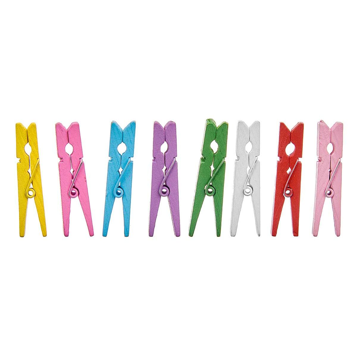 Klämmor Pincello 398 398 Multicolour Trä Stor (24 antal)-Kontor och Kontorsmaterial, Kontorsmaterial-Pincello-peaceofhome.se