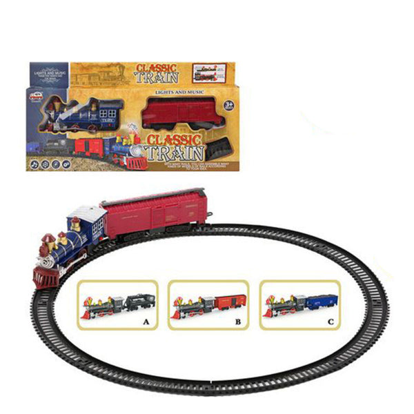 Klassiskt elektriskt tåg 118293 40 x 15 cm-Leksaker och spel, Fordon-BigBuy Fun-peaceofhome.se