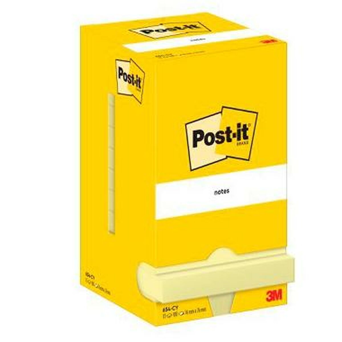 Klisterlappar Post-it 76 x 76 mm Gul (2 antal)-Kontor och Kontorsmaterial, Pappersprodukter för kontoret-Post-it-peaceofhome.se