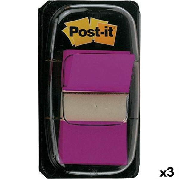 Klisterlappar Post-it Index 25 x 43 mm Violett (3 antal)-Kontor och Kontorsmaterial, Kontorsmaterial-Post-it-peaceofhome.se