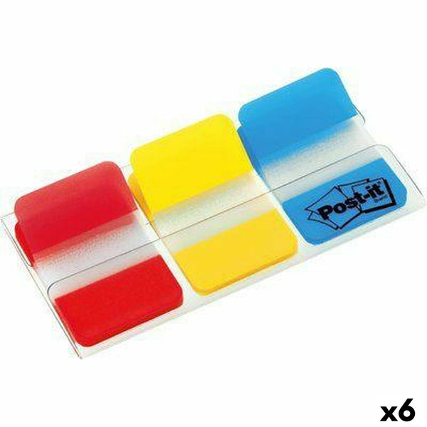 Klisterlappar Post-it Multicolour 22 Blad 25 x 38 mm (6 antal)-Kontor och Kontorsmaterial, Kontorsmaterial-Post-it-peaceofhome.se