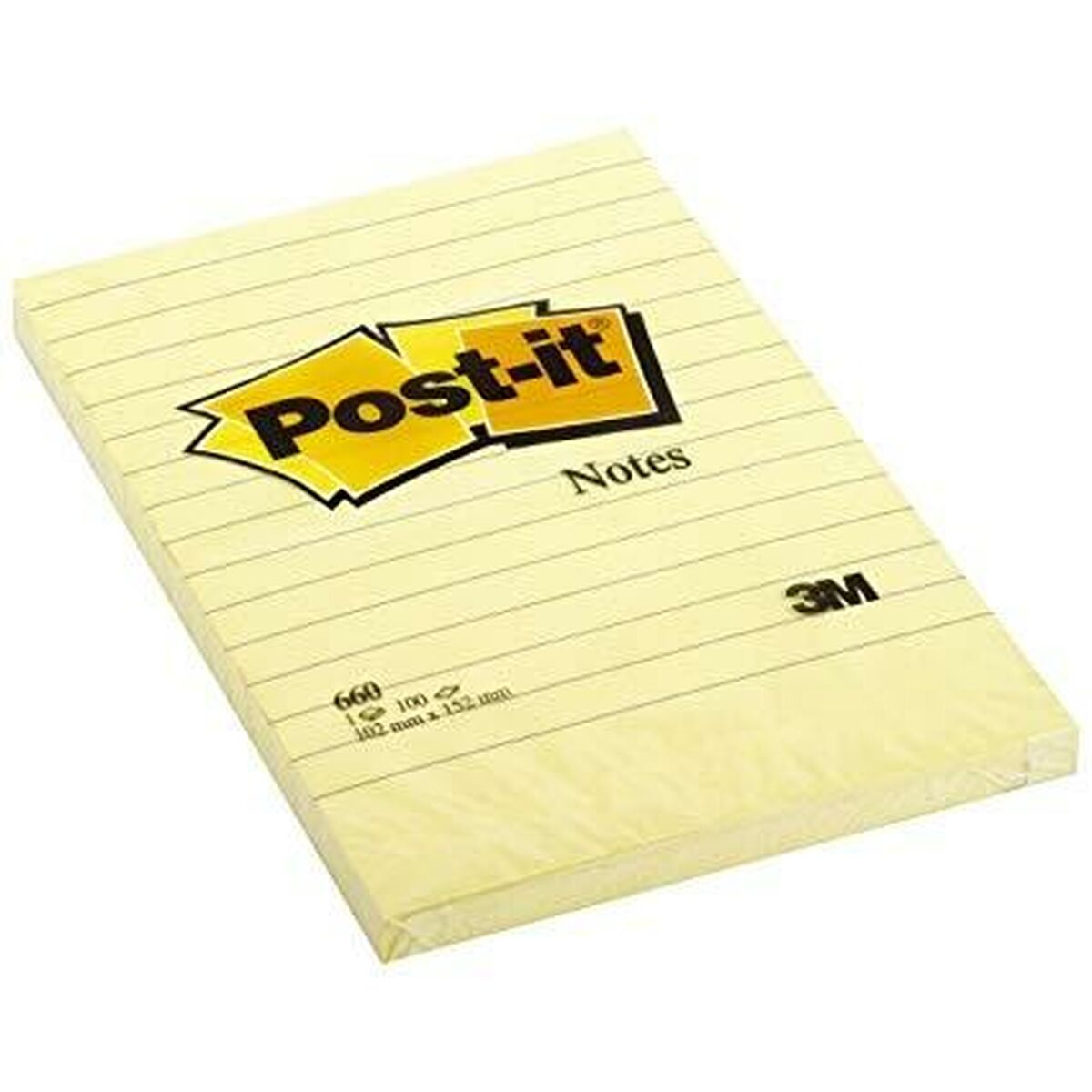 Klisterlappar Post-it XL 15,2 x 10,2 cm Gul (2 antal)-Kontor och Kontorsmaterial, Pappersprodukter för kontoret-Post-it-peaceofhome.se