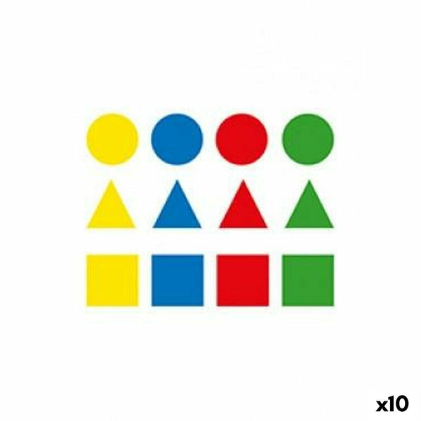 Klistermärken Apli Gomets Multicolour Geometrisk 12 Blad (10 antal)-Kontor och Kontorsmaterial, Kontorsmaterial-Apli-peaceofhome.se