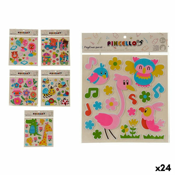 Klistermärken Pincello AR1810171 AR1810171 Multicolour 32 x 1 x 38 cm (24 antal)-Leksaker och spel, Kreativa aktiviteter-Pincello-peaceofhome.se