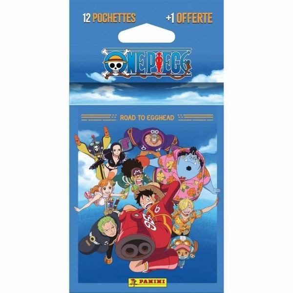 Klistermärkespaket Panini One Piece Road to Egghead 65 Delar-Leksaker och spel, Samlarföremål-Panini-peaceofhome.se