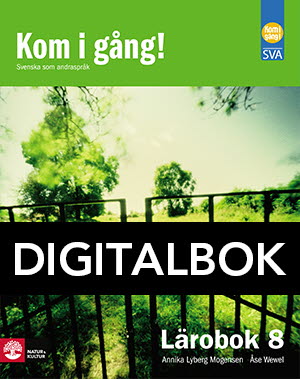 Kom i gång! 8 Lärobok Digitalbok-Digitala böcker-Natur & Kultur Digital-peaceofhome.se