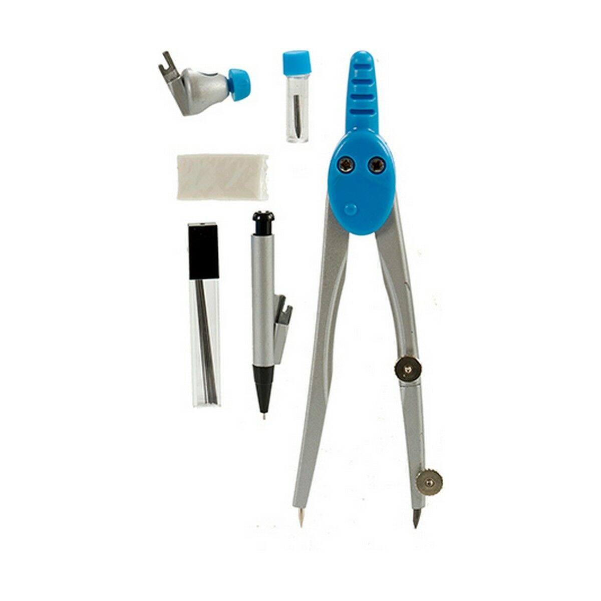 Kompass Pincello 2,5 x 19,5 x 10 cm Pennset (12 antal)-Kontor och Kontorsmaterial, Skol- och utbildningsmaterial-Pincello-peaceofhome.se