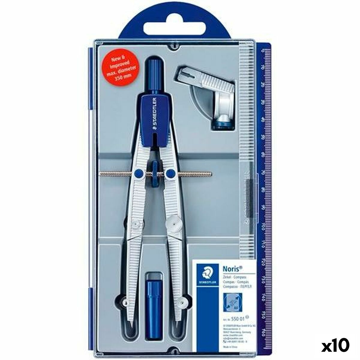 Kompass Staedtler Noris 550 (10 antal)-Kontor och Kontorsmaterial, Skol- och utbildningsmaterial-Staedtler-peaceofhome.se