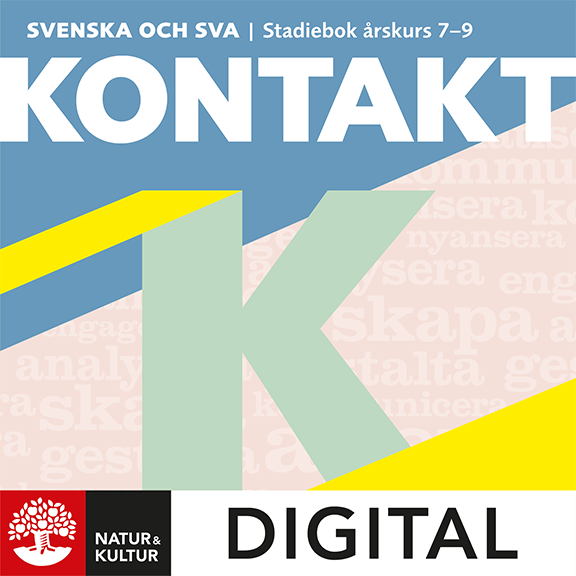 Kontakt svenska 7-9 Digital-Digitala böcker-Natur & Kultur Digital-peaceofhome.se