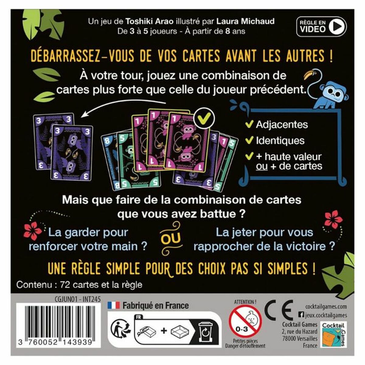 Kortspel Asmodee Jungo-Leksaker och spel, Spel och tillbehör-Asmodee-peaceofhome.se