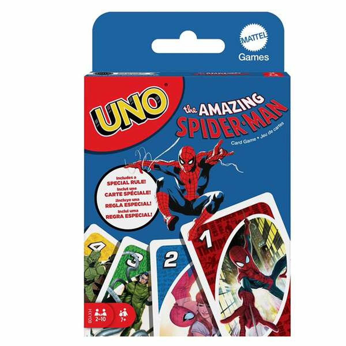 Kortspel Mattel UNO Spiderman-Leksaker och spel, Spel och tillbehör-Mattel-peaceofhome.se