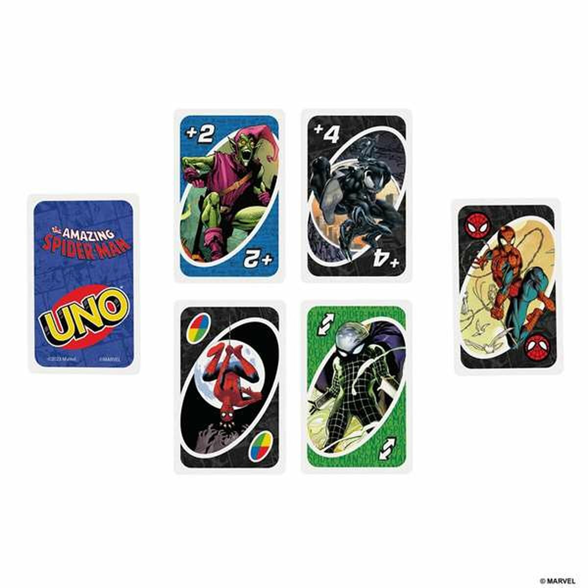 Kortspel Mattel UNO Spiderman-Leksaker och spel, Spel och tillbehör-Mattel-peaceofhome.se