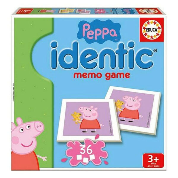 Kortspel Peppa Pig Identic Memo Game Educa 16227-Leksaker och spel, Spel och tillbehör-Educa-peaceofhome.se
