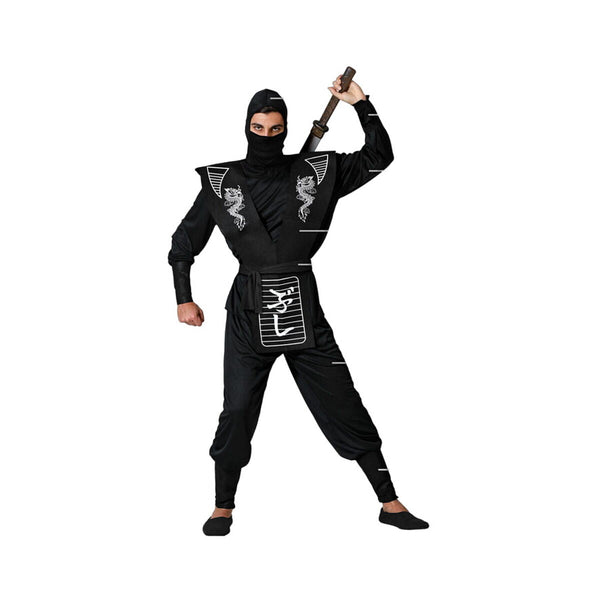 Kostym Ninja Vit-Leksaker och spel, Fancy klänning och accessoarer-BigBuy Carnival-peaceofhome.se