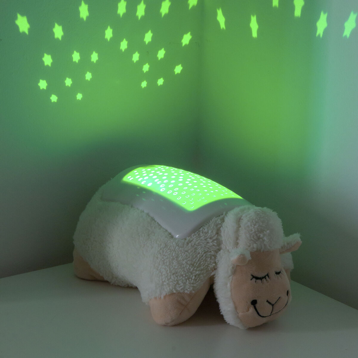 Kramgott Får med LED-Projektor InnovaGoods-Leksaker och spel, Mjuka leksaker-InnovaGoods-peaceofhome.se