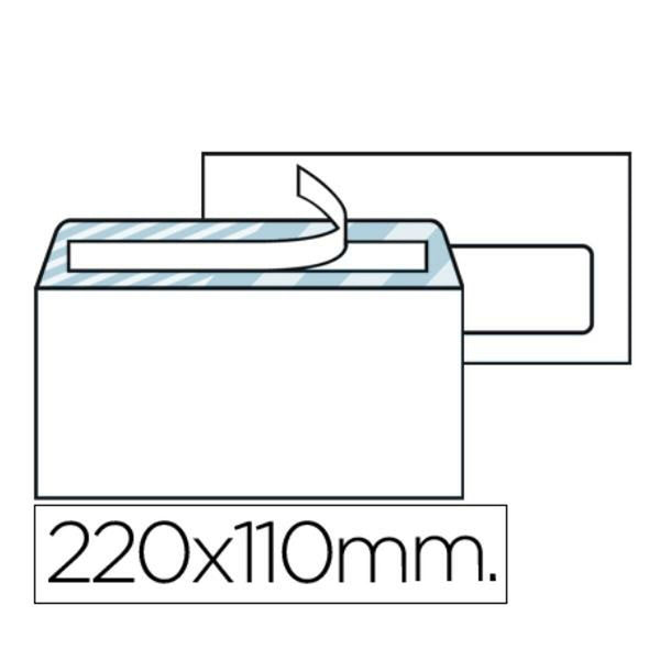Kuvert Liderpapel SB06 Vit Papper 110 x 220 mm (500 antal)