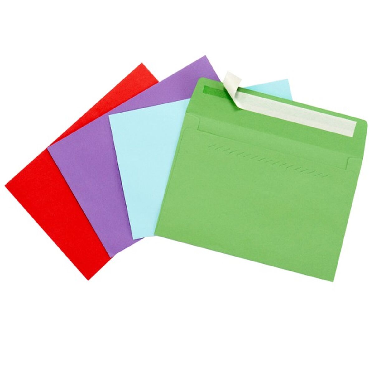 Kuvert Multicolour Papper 120 x 176 mm (48 antal)-Kontor och Kontorsmaterial, Kuvert och posttillbehör-Pincello-peaceofhome.se