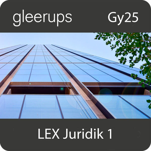 LEX Juridik 1, digitalt läromedel, lärare, 12 mån, Gy25 (OBS! Endast för lärare)-Digitala böcker-Gleerups Utbildning AB-peaceofhome.se