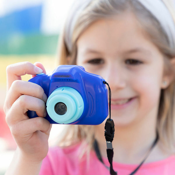 Laddningsbar Digital Barnkamera med Spel Kiddak InnovaGoods-Leksaker och spel, Elektroniska leksaker-InnovaGoods-peaceofhome.se