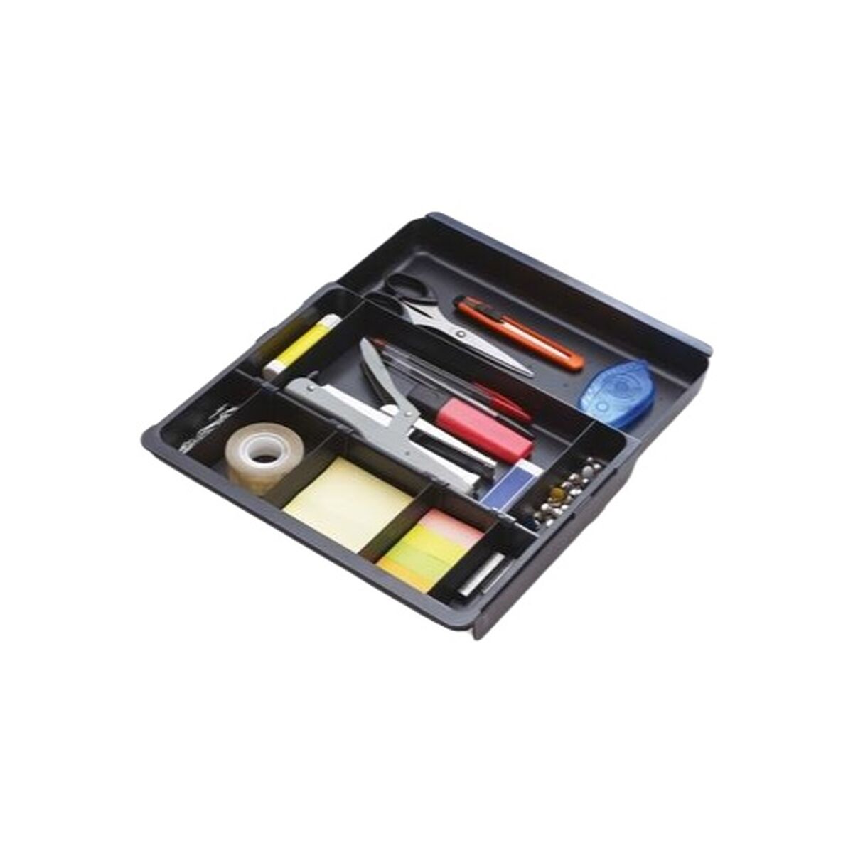 Lådorganiserare Exacompta DRAWINSERT 24,6 x 29,8 x 3,6 cm Plast Svart (6 antal)-Kontor och Kontorsmaterial, Kontorsmaterial-Exacompta-peaceofhome.se