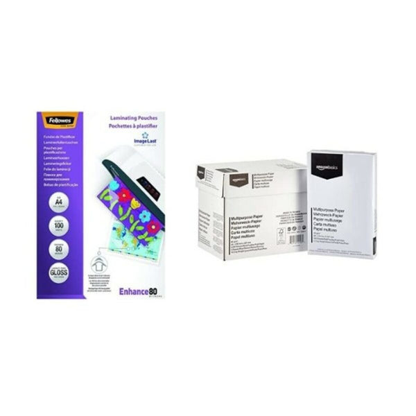 Laminerande ärmar Fellowes 5306114 Transparent A4 (100 antal)-Kontor och Kontorsmaterial, Kontorsmaterial-Fellowes-peaceofhome.se