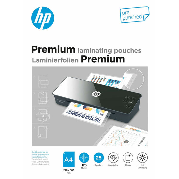Laminerande ärmar HP Premium 9122 (1 antal) 125 mic-Kontor och Kontorsmaterial, Kontorsmaterial-HP-peaceofhome.se
